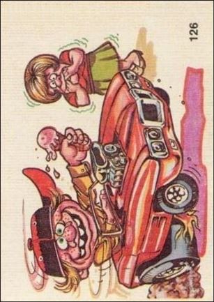Oddest Odd Rods (Base Set) card 126 (Fan Art on Back)