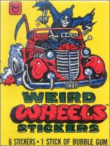 Weird Wheels card 2 Sealed Pack