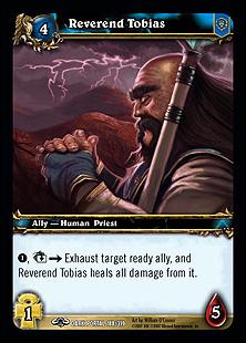 World of Warcraft: Through the Dark Portal (Base Set) card 188 Reverend Tobias