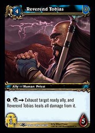 World of Warcraft: Through the Dark Portal (Base Set) card 188 Reverend Tobias
