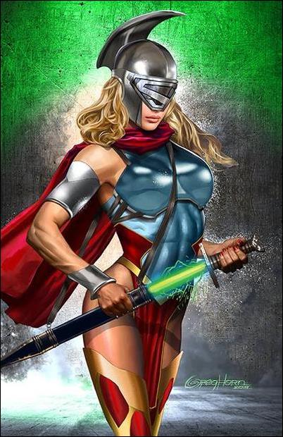 Batman/Superman (2019) issue 1-P Greg Horn "Supergirl" Virgin Cover 1/1500