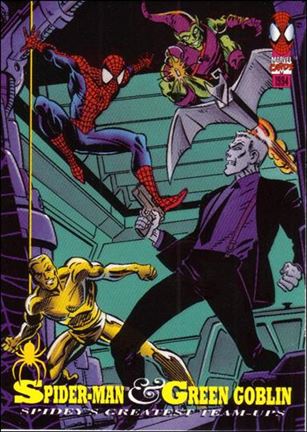 Amazing Spider-Man (Base Set) card 86 Spider-Man & Green Goblin