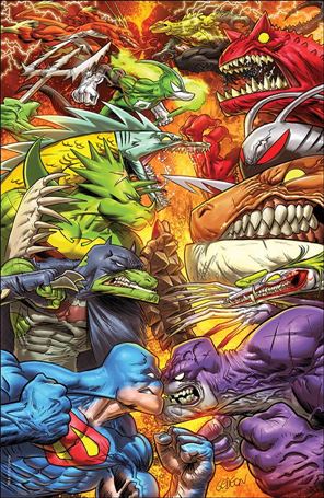 Jurassic League issue 1-E Juan Gedeon 1:25 Virgin Foil Cover (2nd Printing)