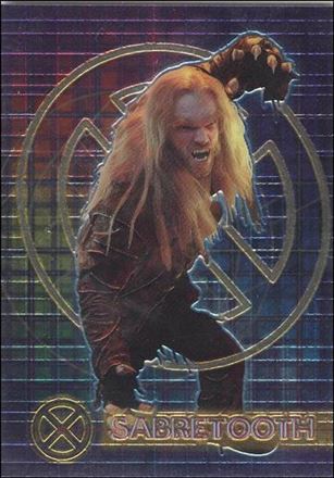 X-Men: The Movie (Double Sided Finest Chromium Subset) card C9 Sabretooth