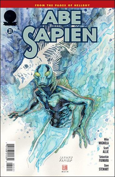 Abe Sapien issue 31-B David Mack Cover