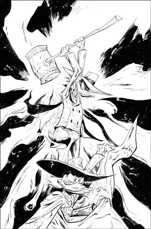 Negaduck issue 1-U Jae Lee 1:30 Line Art Virgin Cover