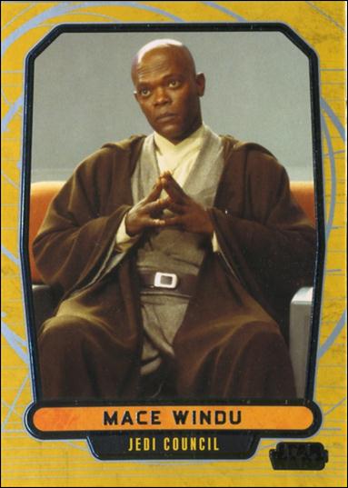 Star Wars Galactic Files (Base Set) card 22 Mace Windu