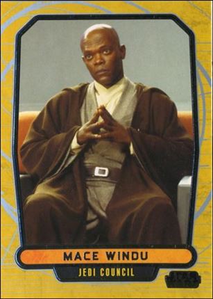 Star Wars Galactic Files (Base Set) card 22 Mace Windu
