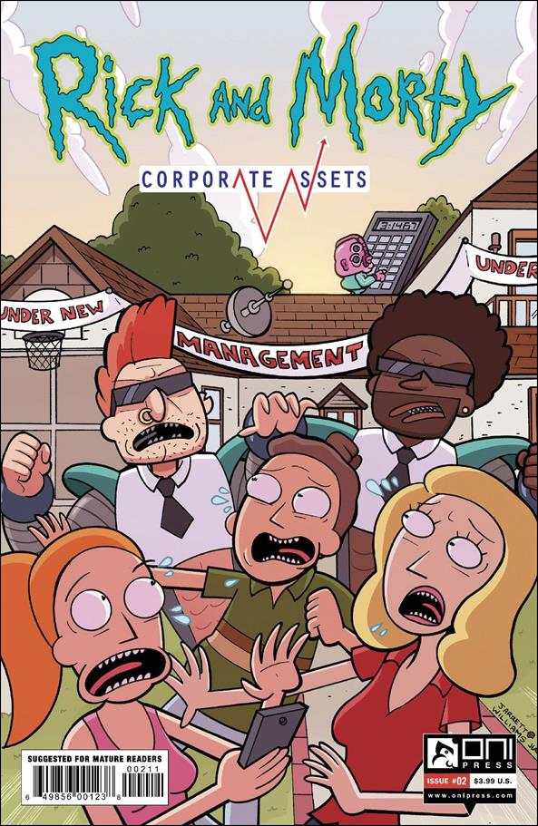 Rick and Morty: Corporate Assets issue 2 Jarrett Williams Cover