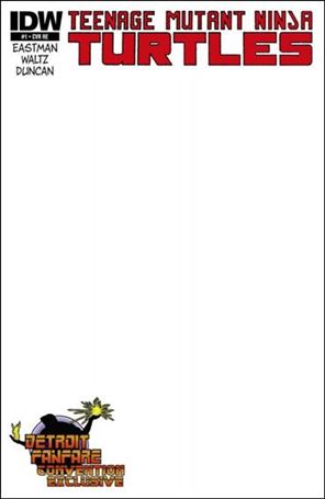 Teenage Mutant Ninja Turtles (2011) issue 1-L Detroit Fanfare Blank Cover