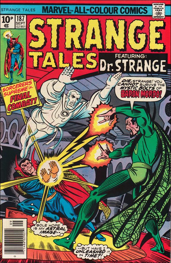 Strange Tales (1951) issue 187-B UK Price Cover