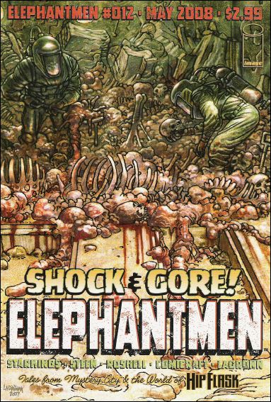 Elephantmen issue 12-B Jose Ladronn Cover