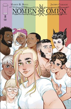 Nomen Omen issue 8-C Jacopo Camagni Pride Month Cover