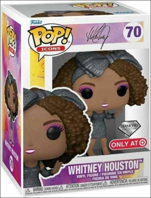 POP! Icons figure 70-B Whitney Houston (Diamond) Target Exclusive