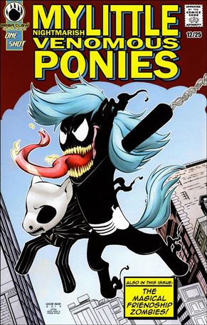 My Nightmarish Little Venomous Ponies and the Magical Friendship Zombies issue nn-J Jack Skellington Cover 1/25