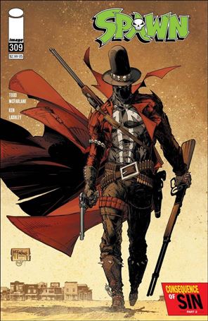 Spawn issue 309-D Todd McFarlane Green Logo Cover (2nd Printing)