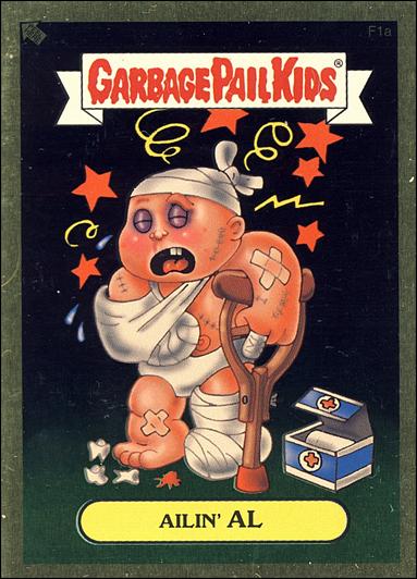 Garbage Pail Kids All-New Series 2 (Foil Sticker Subset)  card F1a Ailin' Al