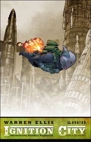 Warren Ellis' Ignition City issue 5-F Signed Poster Edition Cover
