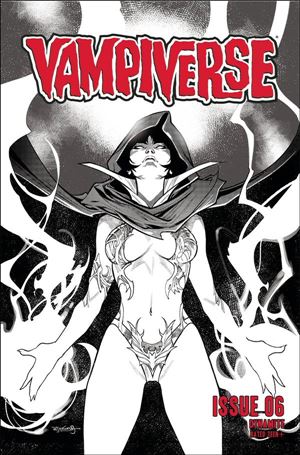 Vampiverse issue 6-I Stephen Segovia 1:10 Black & White Cover