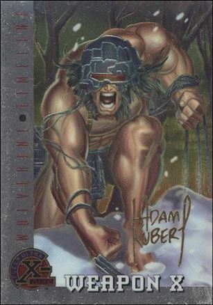 1996 Fleer Ultra X-Men All Chromium (Gold Signature Parallel Base Set) card 82 Weapon X