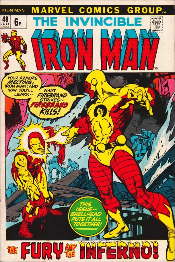 Iron Man (1968) issue 48-B UK Price Cover