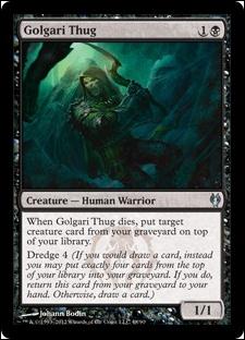Magic the Gathering: Duel Decks: Izzet vs. Golgari (Base Set) card 48 Golgari Thug