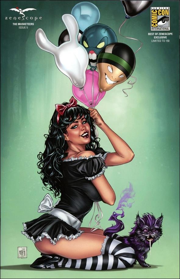 Musketeers issue 5-H Mike Krome SDCC Best of Zenescope Cover 1/150