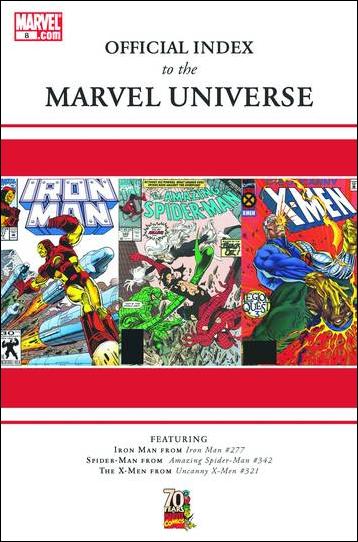 Official Index to the Marvel Universe issue 8