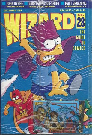 Wizard: The Guide to Comics issue 28 Polybagged w/Brigade Trading Card
