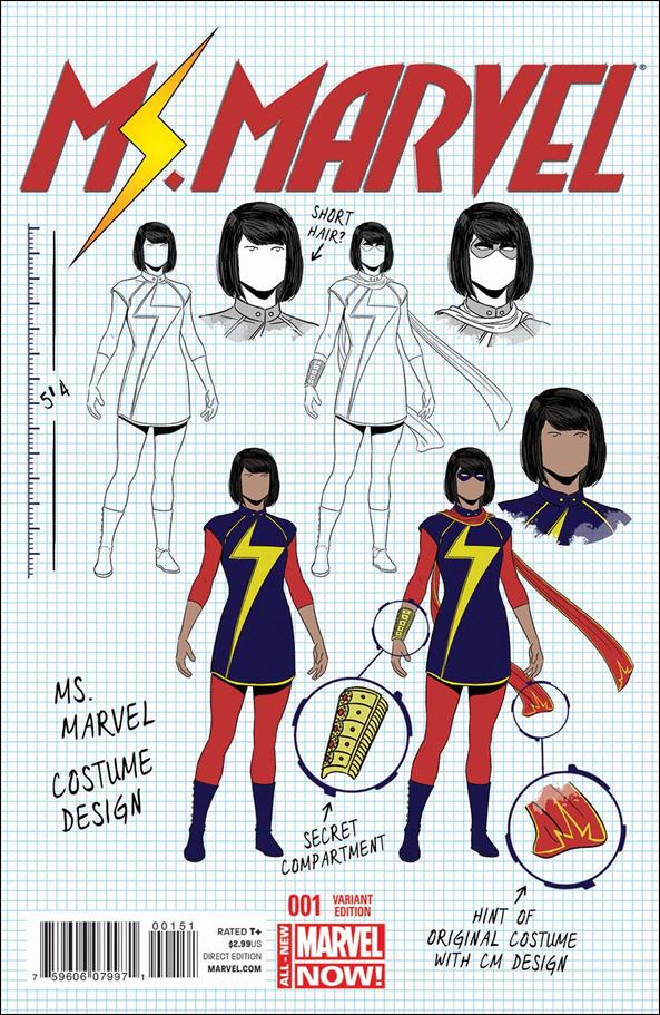 Ms. Marvel (2014)  issue 1-D Design Cover