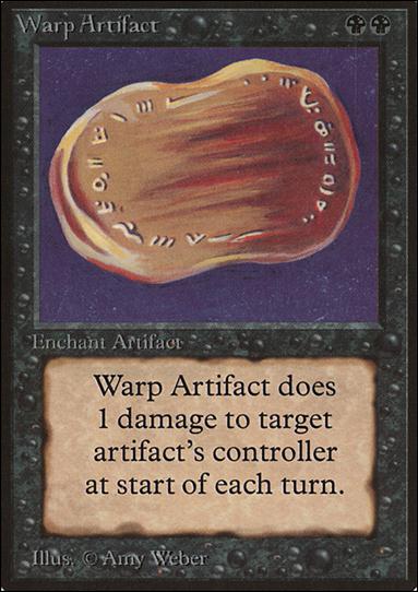 Magic the Gathering: Limited Edition Beta (Base Set) card 134 Warp Artifact