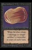 Magic the Gathering: Limited Edition Beta (Base Set) card 134 Warp Artifact