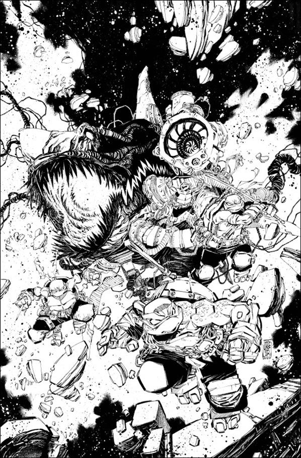 Teenage Mutant Ninja Turtles (2011) issue 147-D Jorge Corona 1:25 B&W Cover