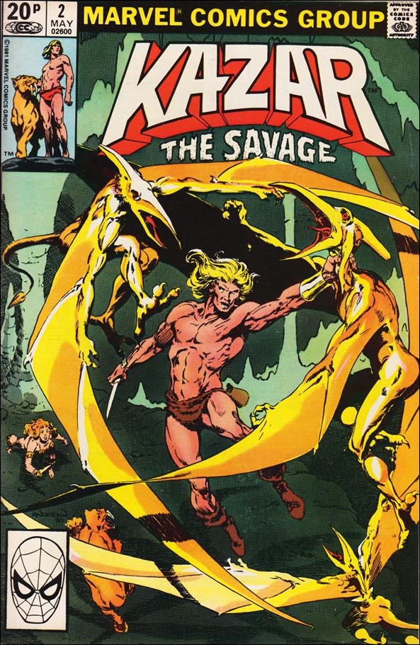 Ka-Zar the Savage issue 2-B UK Price Cover