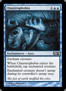 Magic the Gathering: 2014 Core Set (Base Set) card 46 Claustrophobia