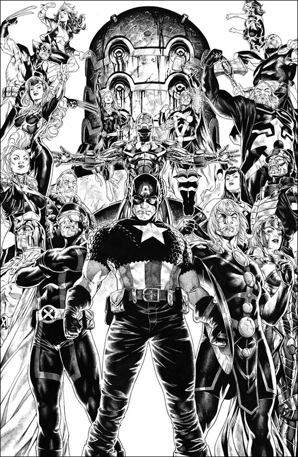 A.X.E.: Judgment Day issue 1-G Mark Brooks 1:100 Black & White Cover