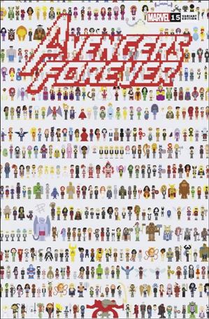 Avengers Forever (2022) issue 15-D Dan Hainsworth Wraparound Connecting Cover