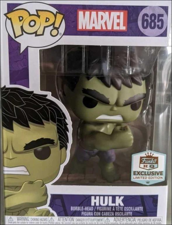 POP! Marvel figure 685 Hulk