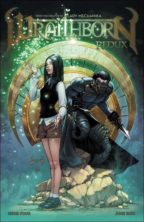 Wraithborn Redux issue 4 Melanie and Valin Cover