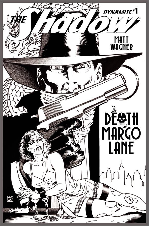 Shadow: The Death of Margo Lane issue 1-B 1:10 Black and White Cover