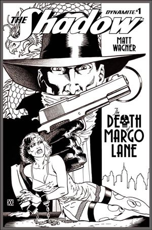 Shadow: The Death of Margo Lane issue 1-B 1:10 Black and White Cover