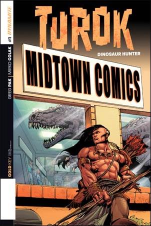 Turok: Dinosaur Hunter (2014) issue 1-ZE Roberto Castro Midtown Comics Cover
