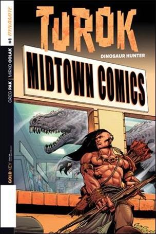 Turok: Dinosaur Hunter (2014) issue 1-ZE Roberto Castro Midtown Comics Cover