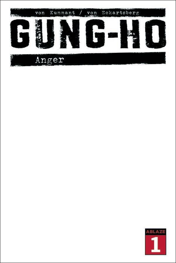 Gung-Ho: Anger issue 1-E Blank/Sketch Cover