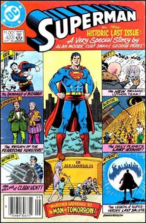 Superman (1939) issue 423-B Canadian Price Cover