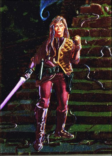 Star Wars Finest (Embossed Foil Subset) card F4 Jaina Solo
