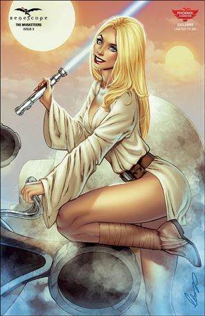 Musketeers issue 3-E Elias Chatzoudis Phoenix Comicon Cover 1/350