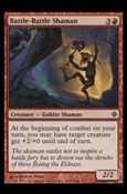 Magic the Gathering: Rise of the Eldrazi (Base Set) card 136 Battle-Rattle Shaman