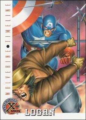 1996 Fleer X-Men Wal-Mart (Base Set) card 80 Logan