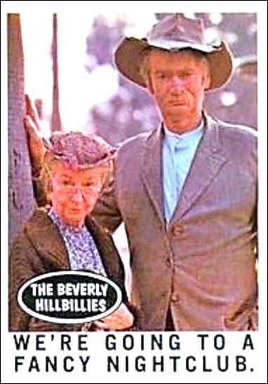Beverly Hillbillies (Base Set) card 55 We're Going to a Fancy Nightclub.